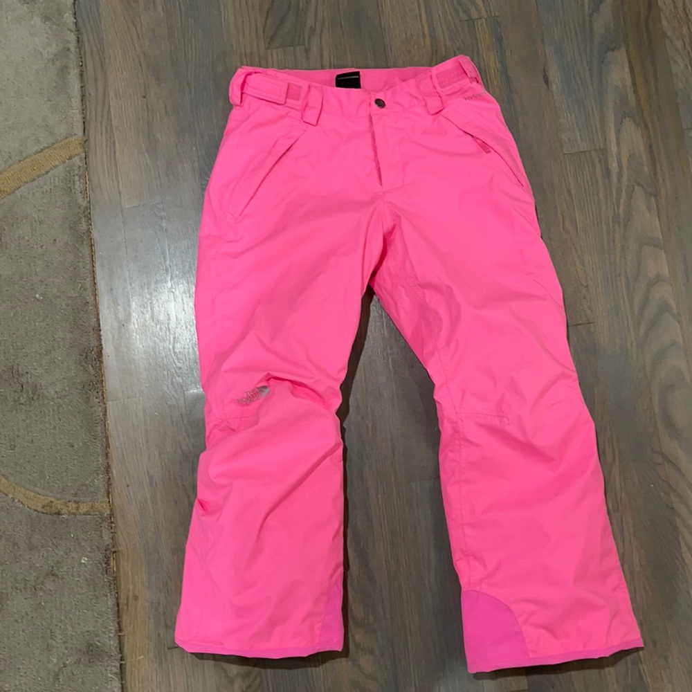North face snow pants girl size 10-12